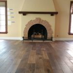 Family room new flooring installation