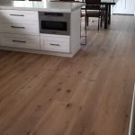 Kitchen hardwood floor refinishing