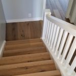Hardwood stairs flooring installation