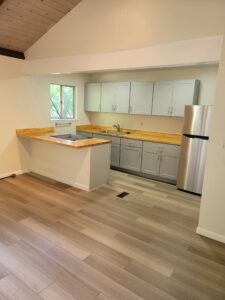 kitchen flooring installation